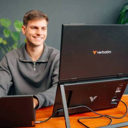 Monitor - portatile - 15.6"- dual LIGHT - Verbatim