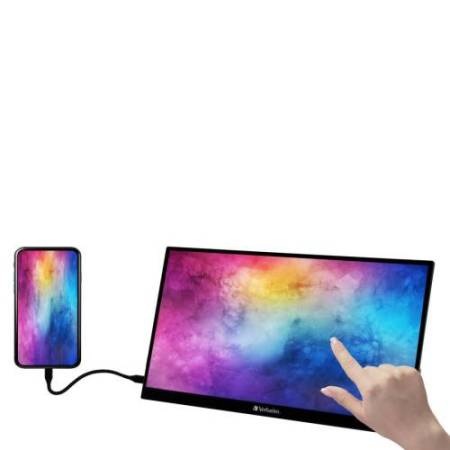 Verbatim - Monitor Portatile 14" - touchscreen Full HD - 1080p
