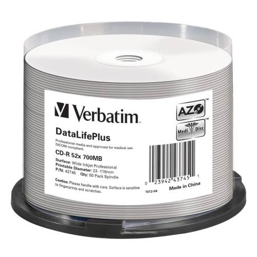 Verbatim - Scatola 50 CD-R Data Life...