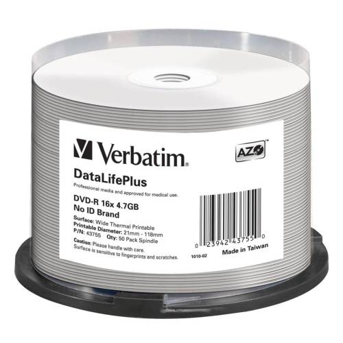 Verbatim - Scatola 50 DVD-R -...