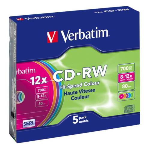 Verbatim - Scatola 5 CD-RW DataLife...