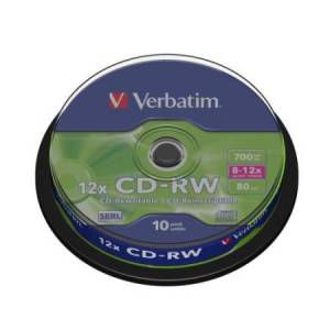 Verbatim - Scatola 10 CD-RW...
