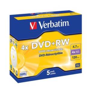 Verbatim - Scatola 5 DVD+RW...
