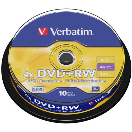 Verbatim - Scatola 10 DVD+RW - 43488...