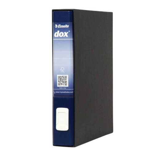 Registratore Dox 4  - dorso 5 cm - commerciale 23x29,7 cm - blu - Esselte