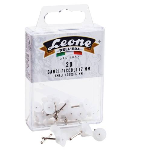 Ganci per quadri con spilli Leone – 1,2/1,7 cm – Leone – conf. 20 pezzi