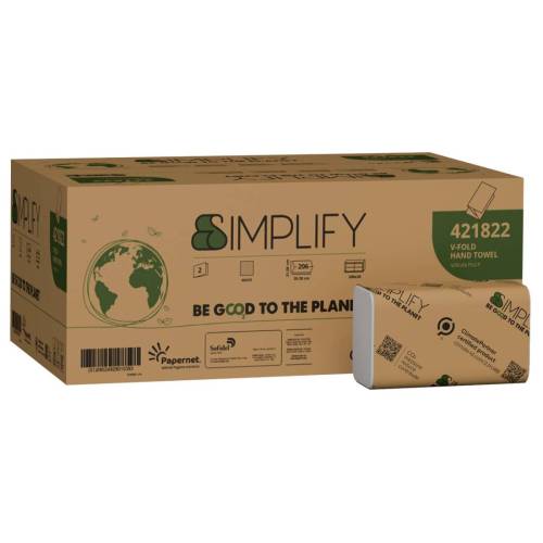 Asciugamani piegati a V Simplify - 21...