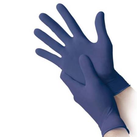 Guanti nitrile ipoallergenici N350 - senza acceleranti - taglia M - blu - Reflexx - conf. 100 pezzi