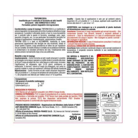 Insetticida microgranulare per formiche e insetti striscianti - in barattolo - 250 gr - Protemax