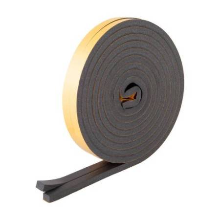 Guarnizione adesiva per isolamento porte blindate - 17 mm x 8 m - PVC - antracite - Geko