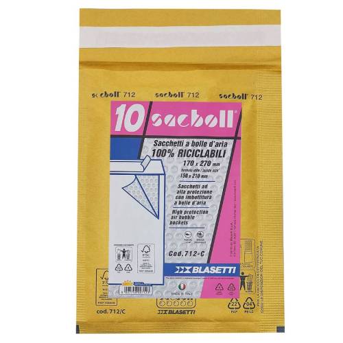 Busta imbottita Sacboll - C (17 x 27...
