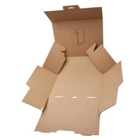 Scatola automontante per ecommerce PICK&Post - M - 36 x 24 x 12 cm - giallo/blu - Blasetti