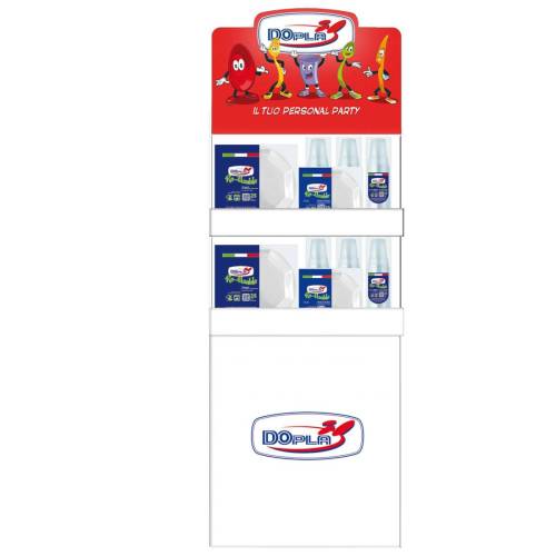 Espositore da terra Mini con piatti e...