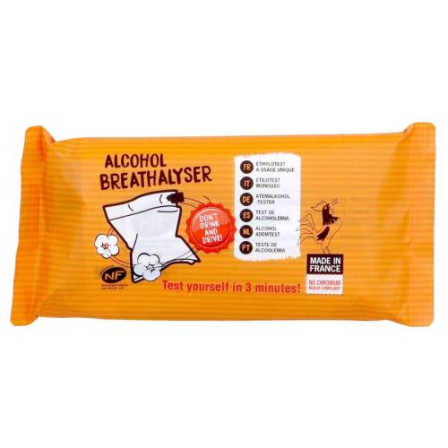 Etilometro monouso - certificato per...