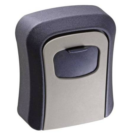Cassetta di sicurezza per chiavi - combinazione meccanica - 9,5 x 11,5 x 4 cm - metallo - nero/grigio - Valex