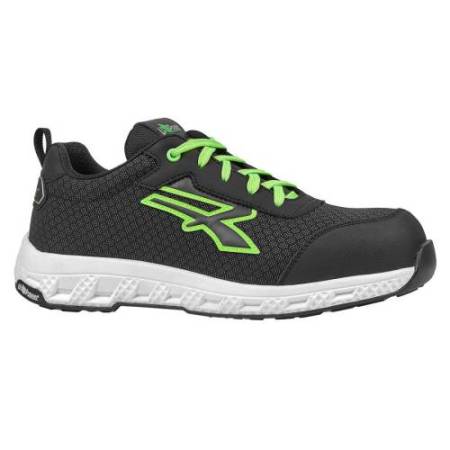 Calzatura di sicurezza Mitch Red Ego S3S ESD - numero 45 - nero/verde - U-Power