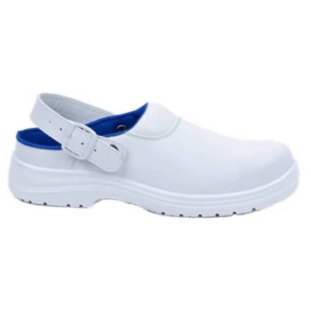 Calzatura sabot Maubec 4 SBEA SR - microfibra - numero 42 - bianco - Deltaplus