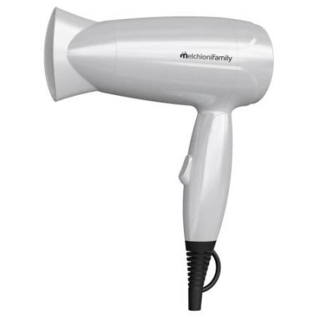 Asciugacapelli da viaggio Handy Style New - 13,5x8x20,5 cm - 1200 W - 220/240 V - grigio - Melchioni family