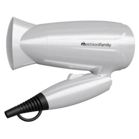 Asciugacapelli da viaggio Handy Style New - 13,5x8x20,5 cm - 1200 W - 220/240 V - grigio - Melchioni family