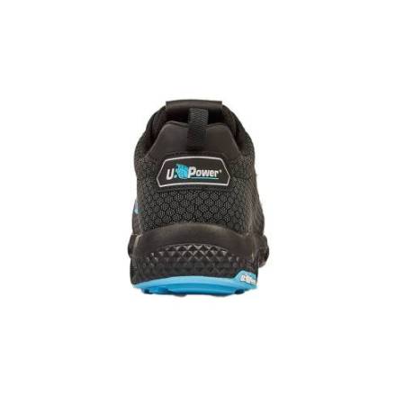 Calzatura di sicurezza Stinger Red Ego S3S ESD - numero 42 - nero/azzurro - U-Power