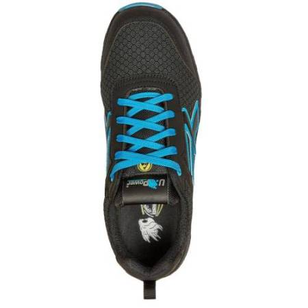 Calzatura di sicurezza Stinger Red Ego S3S ESD - numero 46 - nero/azzurro - U-Power
