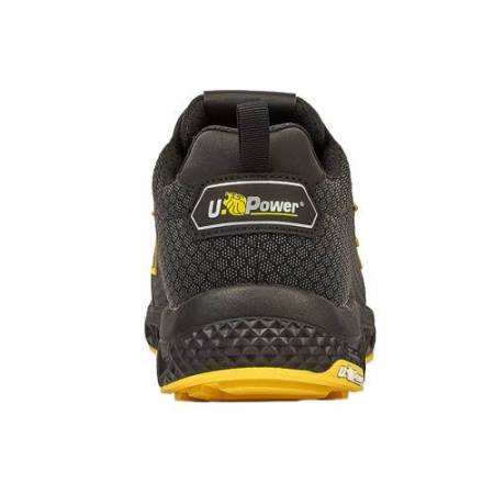 Calzatura di sicurezza Maverick Red Ego S3S ESD - numero 46 - nero/giallo - U-Power