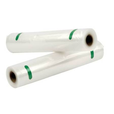 Rullo per sottovuoto - 28 x 500 cm - PE - trasparente - Girmi - conf. 2 pezzi