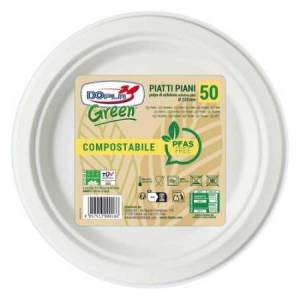 Piatto piano monouso -...