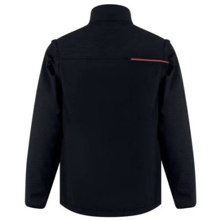 Giacca Softshell 2 in 1 Soccia - taglia L - nero/rosso - Deltaplus