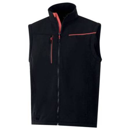 Giacca Softshell 2 in 1 Soccia - taglia L - nero/rosso - Deltaplus