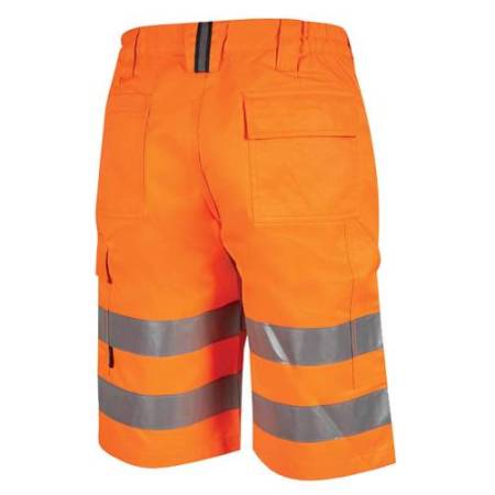 Bermuda alta visibilità Altair - taglia XXL - arancio fluo - U-Power