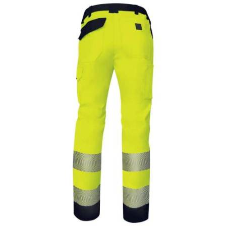 Pantalone multitasche alta visibilità M2PA3S - taglia M - giallo fluo - Deltaplus