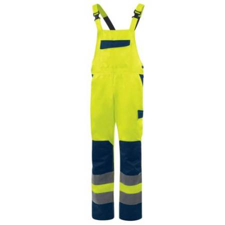 Salopette alta visibilità M1SA2HV - taglia M - giallo fluo - Deltaplus