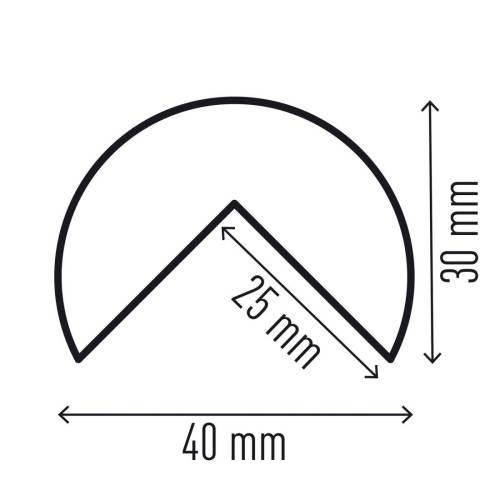 Profilo paracolpi C25R - magnetico -...