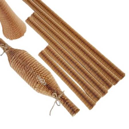 Manicotti in carta alveolare - 45 x 1 cm - avana - Methodo - conf. 20 pezzi