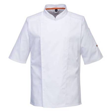 Giacca cuoco MeshAir Pro - maniche corte - taglia M - bianco - Portwest