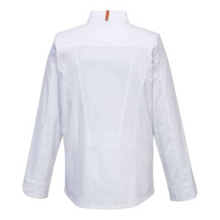 Giacca cuoco MeshAir Pro - maniche lunghe - taglia M - bianco - Portwest