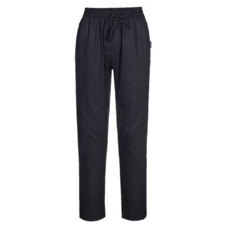Pantaloni cuoco MeshAir Pro - taglia XL - nero - Portwest