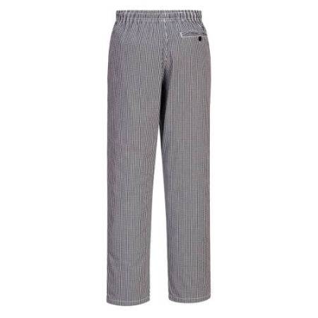 Pantaloni cuoco Bromley - taglia XXL - quadretti neri - Portwest