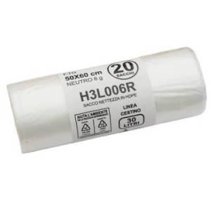 Sacco rifiuti - HDPE - 50 x...