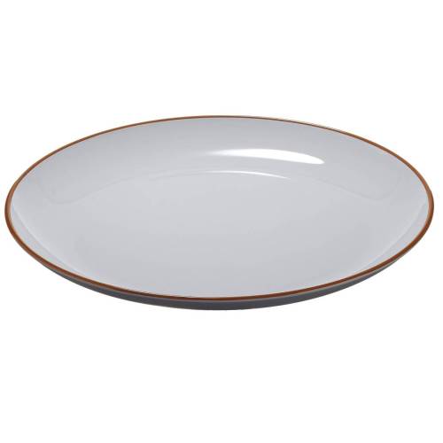 Piatto piano - rPET - grigio - Ø27,5...