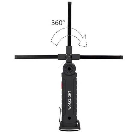 Lampada da lavoro - ricaricabile - LED - multifunzione