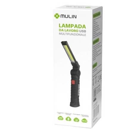 Lampada da lavoro - ricaricabile - LED - multifunzione