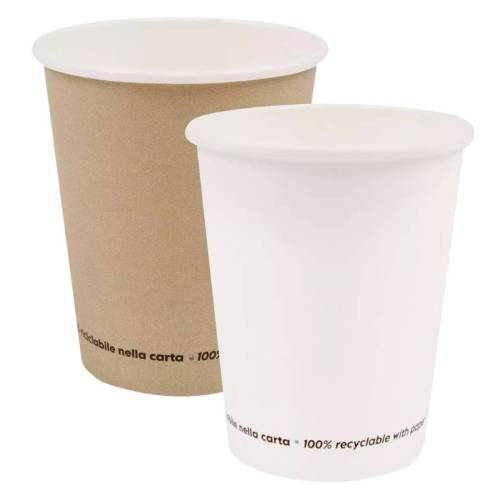 Bicchiere - carta - 250 ml - avana -...