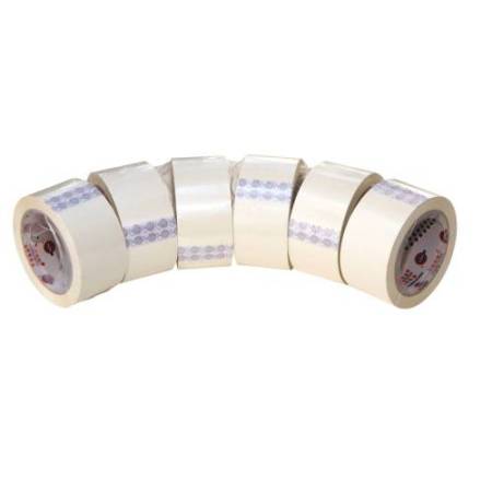 Nastro adesivo 330 - 5 cm x 66 m - PVC - bianco - Eurocel