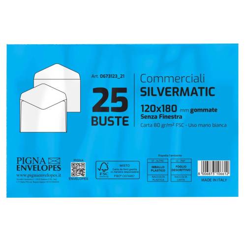 Busta Busta Silver Matic FSC - senza...