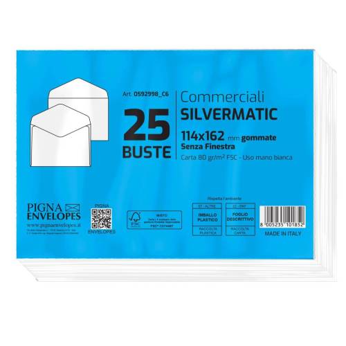 Busta Busta Silver Matic FSC - senza...