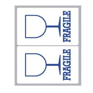 Etichette adesive fragile -... 2