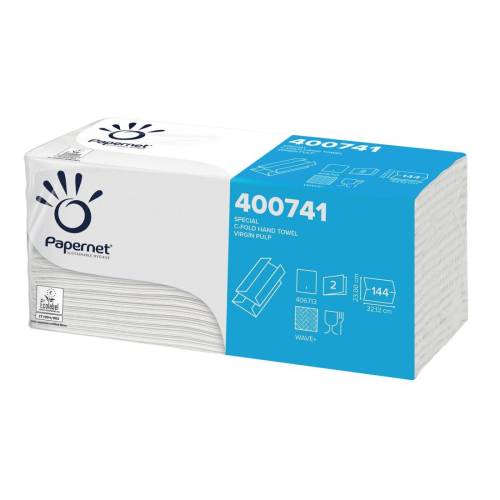 Asciugamani piegati a C - 33 x 23 cm...