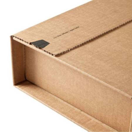 Scatola postale CP 020 - fustellata - A3 - 45,5 x 32 x 7 cm - cartone microonda - avana - ColomPac